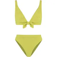 Shiwi Teddy Bikini Set Green Botanic Structure Talla: 44 | Bikinis Outlet | Mujer | Verde