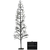 Lumineo Árbol Con Luces Solares Y Efecto Centelleante 120 Cm