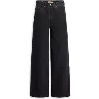 Levi's para mujer. A6081-0001 Jeans Ribcage Wide Leg negro (31/32), Casual, Algodón, Denim, outlet 2026.