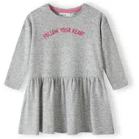MINOTI Vestido gris / rosa