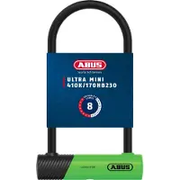 ABUS - Ultra 410K - Candado para bicicleta size Bügelhöhe 230 mm, gris