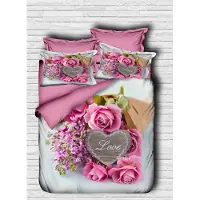 L'essentiel Maison L'Essentiel, Juego de ropa de cama para el hogar, modelo PRL6120, color rosa. Incluye: funda de edredón y fundas de almohada. Material: 100% microfibra de poliéster