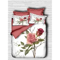 L'essentiel Maison L'Essentiel, Juego de ropa de cama para el hogar, modelo PRL1144, color rosa. Incluye: funda de edredón, parte superior del edredón y funda de almohada. Material: 100% microfibra de poliéster
