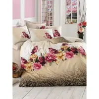 L'essentiel Maison L'Essentiel, Ropa de hogar, Adal - PRL7845, Braun, Juego de cama, 100% algodón reforzado
