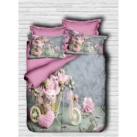 L'essentiel Maison L'Essentiel, Juego de ropa de cama para el hogar, modelo PRL6120, color violeta. Incluye: funda de edredón, parte superior del edredón y funda de almohada. Material: 100% microfibra de poliéster