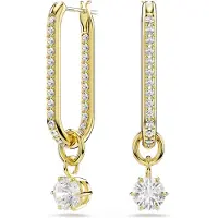 Swarovski Pendientes 'Constella' oro / transparente