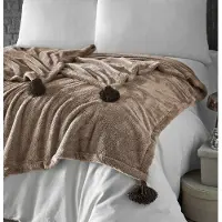 L'essentiel Maison L'Essentiel, Ropa de cama, Edredón acolchado - DCH1158, Color camel, 100% poliéster