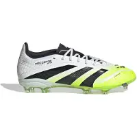 Adidas adidasBota de fútbol Predator Elite césped natural seco (infantil) 34 Cloud White / Core Black / Lucid Lemon Niño