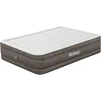 Bestway Colchón inflable doble Fortech con bomba eléctrica integrada, dimensiones: 203 x 152 x 46 cm