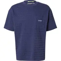Scotch & Soda Relaxed-fit Horizonal Textured T-shirt Peacoat Talla: M | Camisetas Básicas Outlet | Hombre
