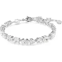 Swarovski Pulsera 'Mesmera' plata / transparente
