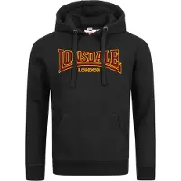 Lonsdale Sudadera 'Classic' curry / rojo / negro