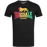 Lonsdale Camiseta 'Freedom' amarillo / verde / rosa / negro