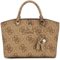 GUESS Bolso de mano 'Sac Bandoulière Lorelei Girlfriend S Latte Logo' marrón