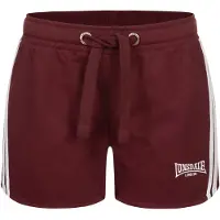 Lonsdale Pantalón 'Carloway' rojo vino / blanco