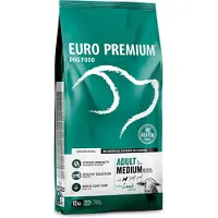 Euro Premium Adult Medium - Cordero y arroz - 12 kg