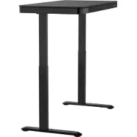 ActiveJet Escritorio con ajuste de altura eléctrico, dimensiones 140x70 cm, modelo ET119W-C, color negro