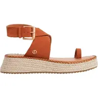 Pepe Jeans para mujer. PLS90688 Sandalias De Piel Kate Soft marrón (41), 3 a 5cm, Hebilla, Casual, outlet 2026.