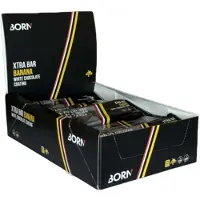 Born Caja De Barritas Energéticas Xtra Plátano Y Chocolate Blanco 50g 15 Unidades