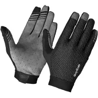 Gripgrab - Vertical 2 InsideGrip Full Finger Summer Gloves - Guantes size XL - 11, gris/negro