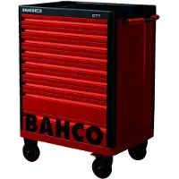 Bahco 1477k9red E77 Premium 26´´ Carros De Almacenamiento Hub Con 9 Cajones