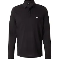 Armani Exchange para hombre. XM001288AF17321UC001 Polo Relax negro (S), Casual, Algodón, Manga larga, outlet 2026.