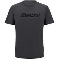 Santini - Coloured Branded T-Shirt - Camiseta de manga corta size L, gris
