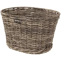 BRN Cesta Vintage Oval Eco Rattan