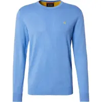 Scotch & Soda Regular-fit Ecovero Blend Crewneck Blue Bonnet Talla: S | Jerséis Outlet | Hombre | Azul