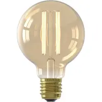 Calex E27 G80 3,5W filamento LED 821 oro atenuable