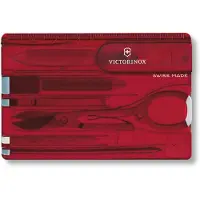 Victorinox Multiherramienta Swisscard ruby