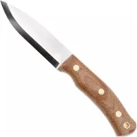 Casström No. 10 SFK 13150 Satin A8 Mod, Canvas Micarta, cuchillo de bushcraft