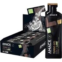 Amacx Caja De Geles De Energía Turbo Cola Lima 60ml 12 Unidades