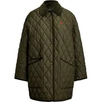 Ralph Lauren para mujer. 211971180002 Chaqueta campera acolchada verde (S), Casual, Poliéster, outlet 2026.