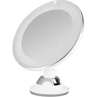 Orbegozo ESP 1010, ventosa, redonda, para mesa o pared, blanca, pack de 10 unidades, con LED