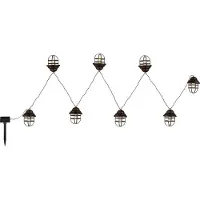 Globo Cadena de luces solar Lina con 8 faroles