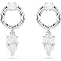 Swarovski Pendientes 'Mesmera' plata
