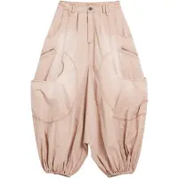 Desigual , Pantalón cargo fluido, Mujer, Algodon, Rojo, 42