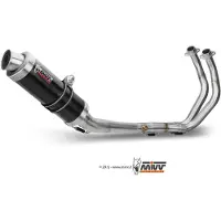 MIVV Sistema De Escape Completo Homologado Gp Yamaha Mt-07/fz-07 2014-24 Y.045.lxb