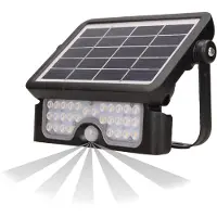 Adviti Faro solar LED de 5W con sensor de movimiento, 4000K, color