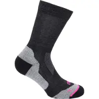 CMP - Women's Trekking Wool Sock - Calcetines de trekking size 36-38, negro/gris