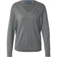 Ralph Lauren para mujer. 211972105001 Jersey Parkside gris (L), Casual, Algodón, Manga larga, outlet 2026.
