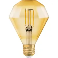 Osram bombilla LED E27 4W Vintage Diamond 824 oro