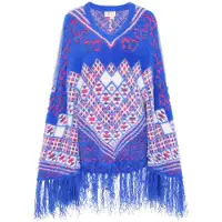 IZIA Capa azul cian / rojo / blanco