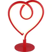Globo Lighting Lámpara de mesa modelo AMORE, dimensiones 16x10x23.50 cm, de colores variados. Lámpara de mesa