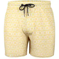 Yeaz Bermudas 'Seashey' amarillo claro / blanco