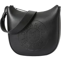 Karl Lagerfeld Circle Bolsa de hombro Piel natural 24.5 cm negro
