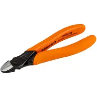 Bahco Alicates De Corte Diagonal Con Mangos Monomaterial Y Acabado Fosfatado 125 Mm