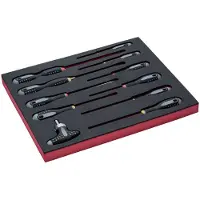 Bahco Juego De Destornilladores For Slotted And Phillips In Foam Tray 2-3 Fit&go 11 Unidades