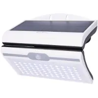 EDM Lámpara de techo LED 31848, color blanco, 6 W, 430 lúmenes, 6500 K. Sensor de movimiento solar